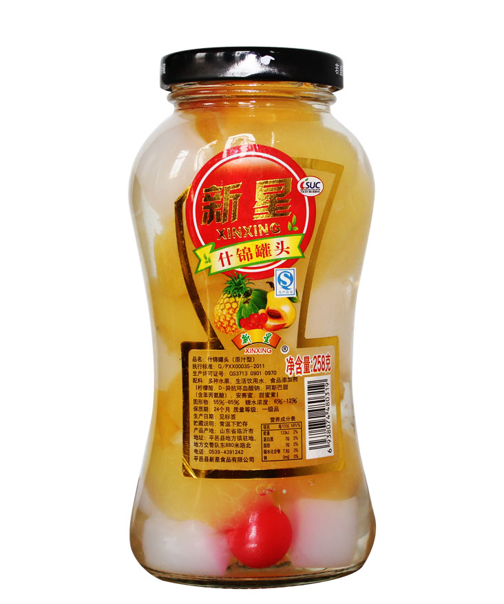 新星什锦水果罐头(258g)