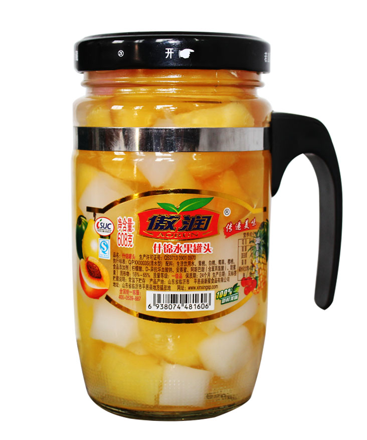 傲润什锦水果罐头（608g）